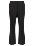 Black Slim Flared Pants 1