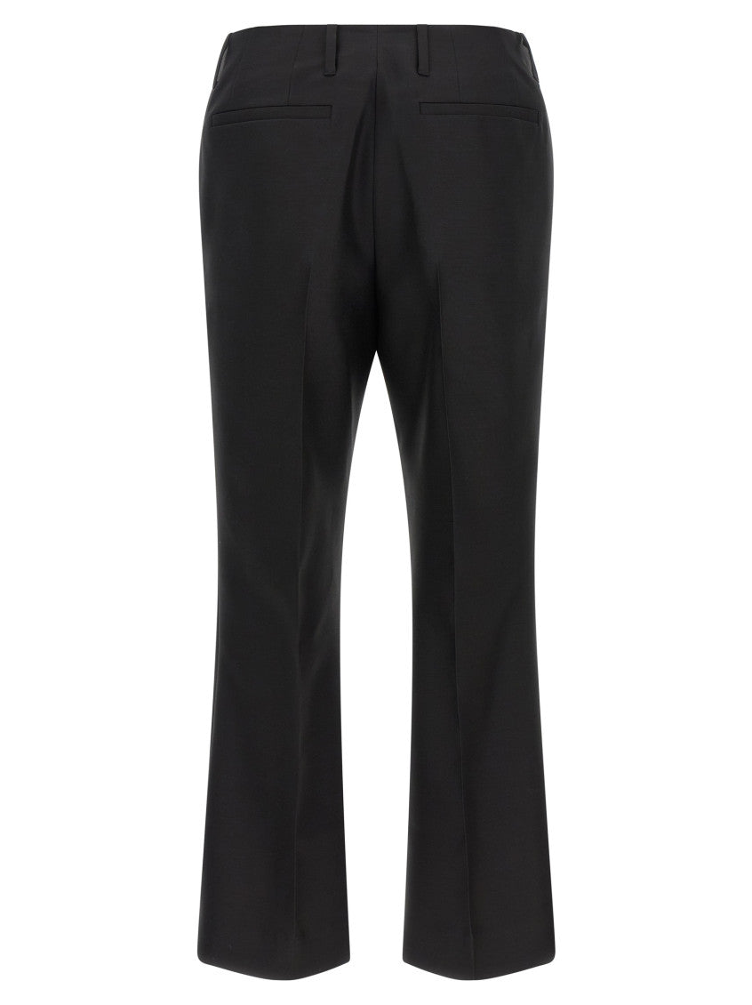 Black Slim Flared Pants 2