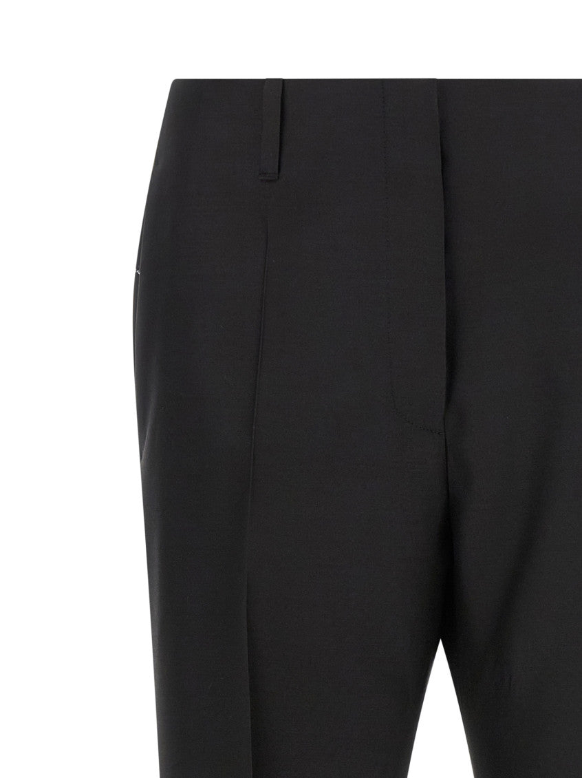 Black Slim Flared Pants 3