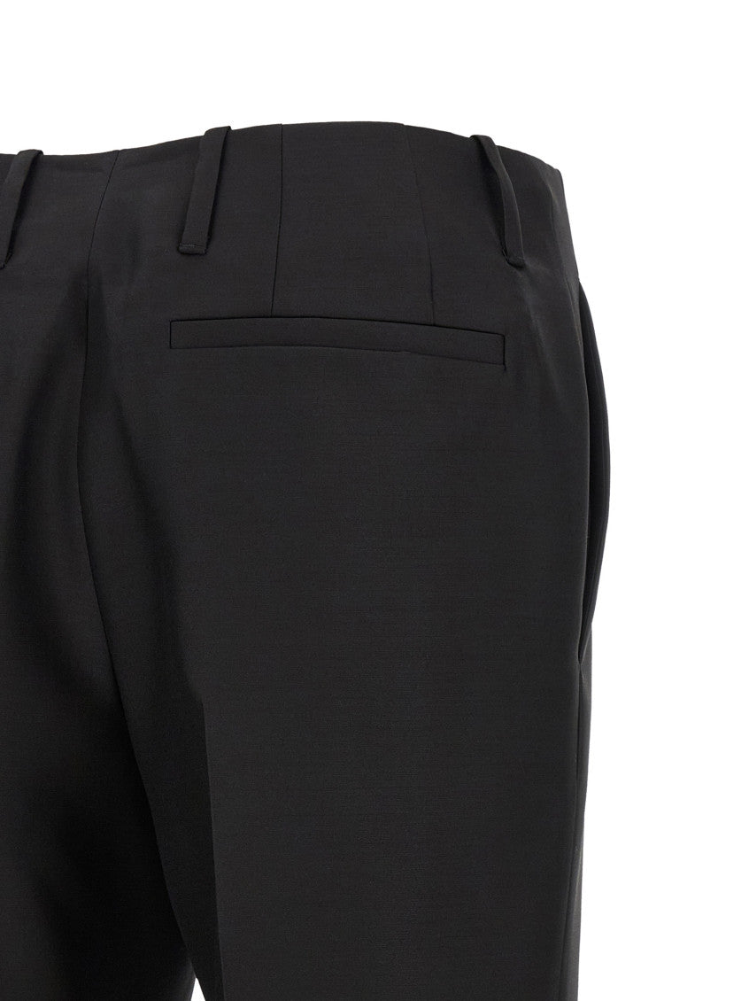 Black Slim Flared Pants 4