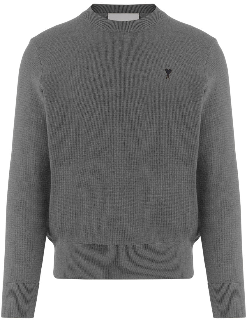 Ash Grey Crew Neck Sweater 1