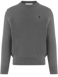 Ash Grey Crew Neck Sweater 1