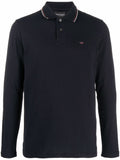 Blue Embroidered Logo Polo 1