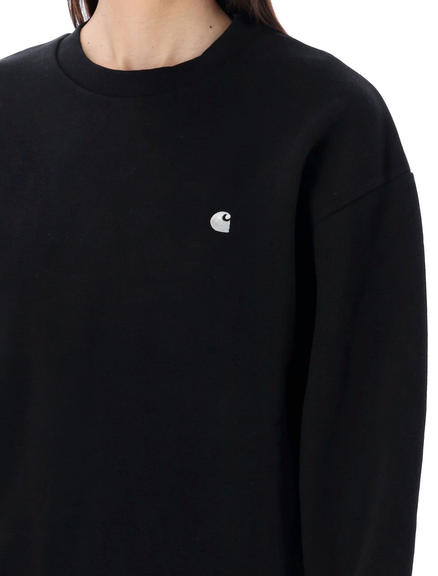 Black Embroidered Logo Sweatshirt 3