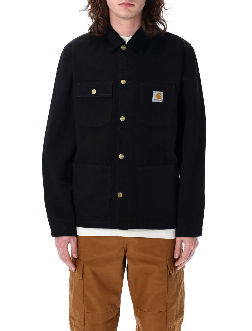 Black Logo Patch Jacket 1