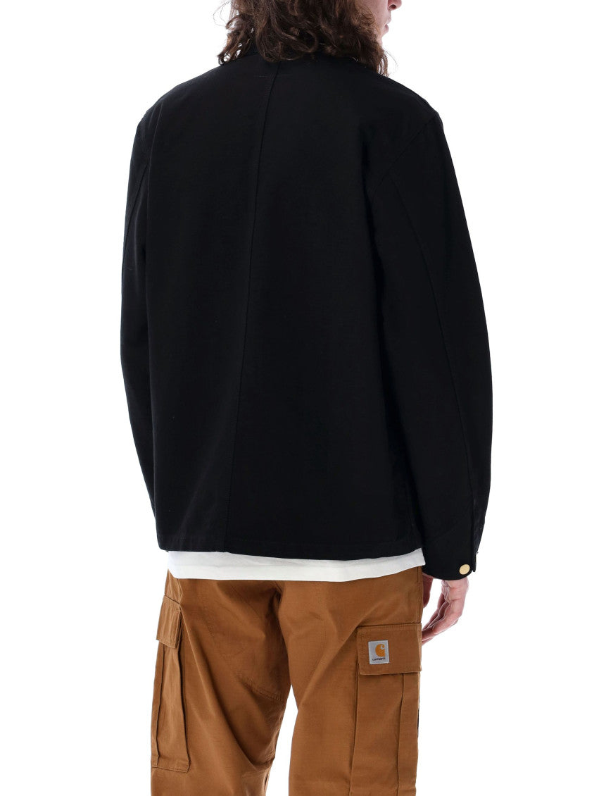 Black Logo Patch Jacket 2