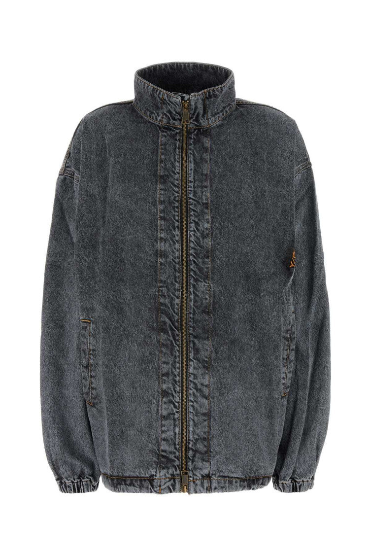 Black denim jacket 1