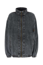 Black denim jacket 1