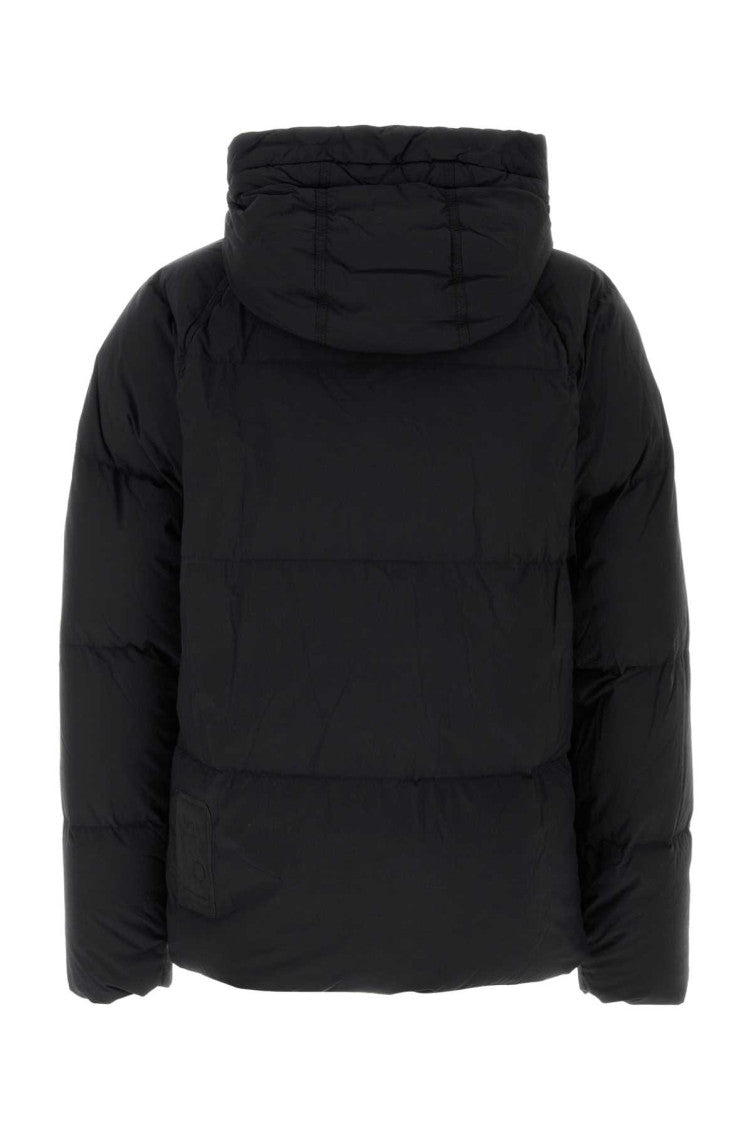 Black nylon Artico down jacket  2