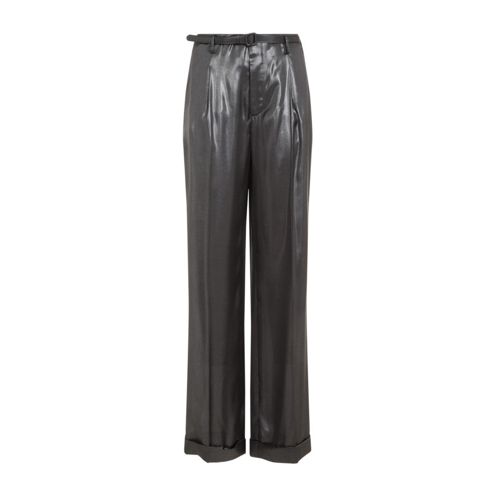 Grey Acklie Pleated Pants 1