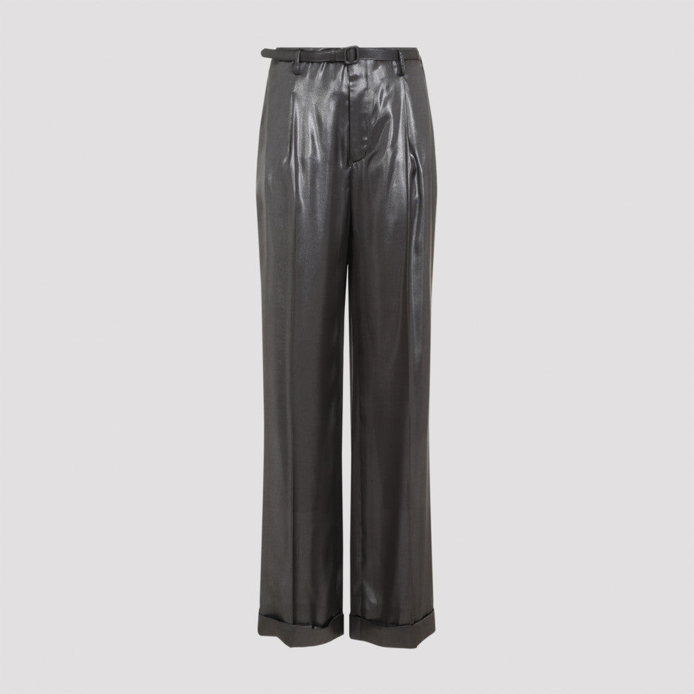 Grey Acklie Pleated Pants 2