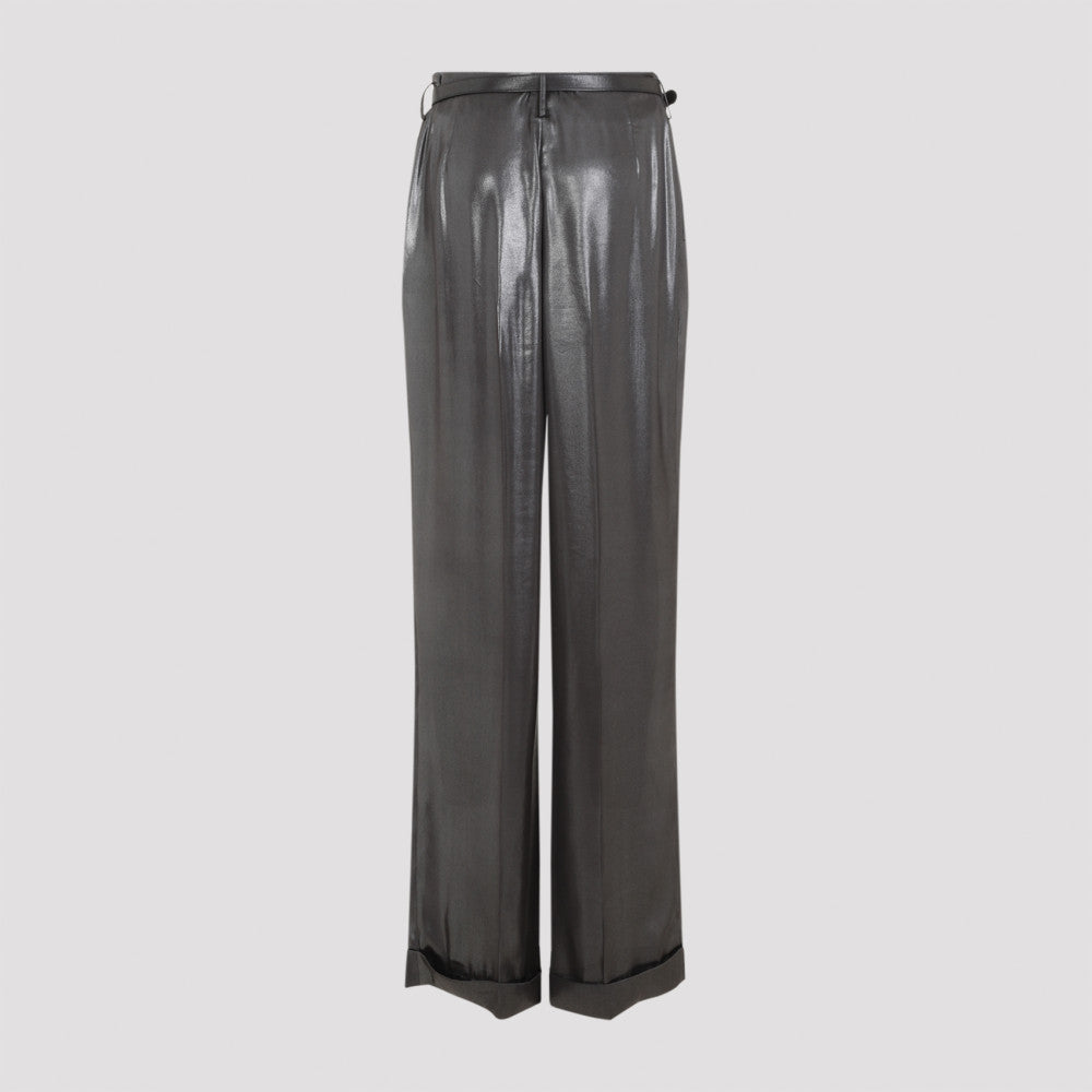 Grey Acklie Pleated Pants 4