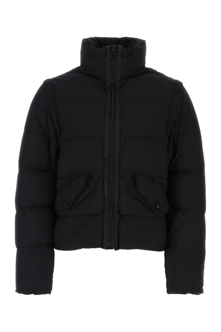 Black nylon Austral down jacket 1