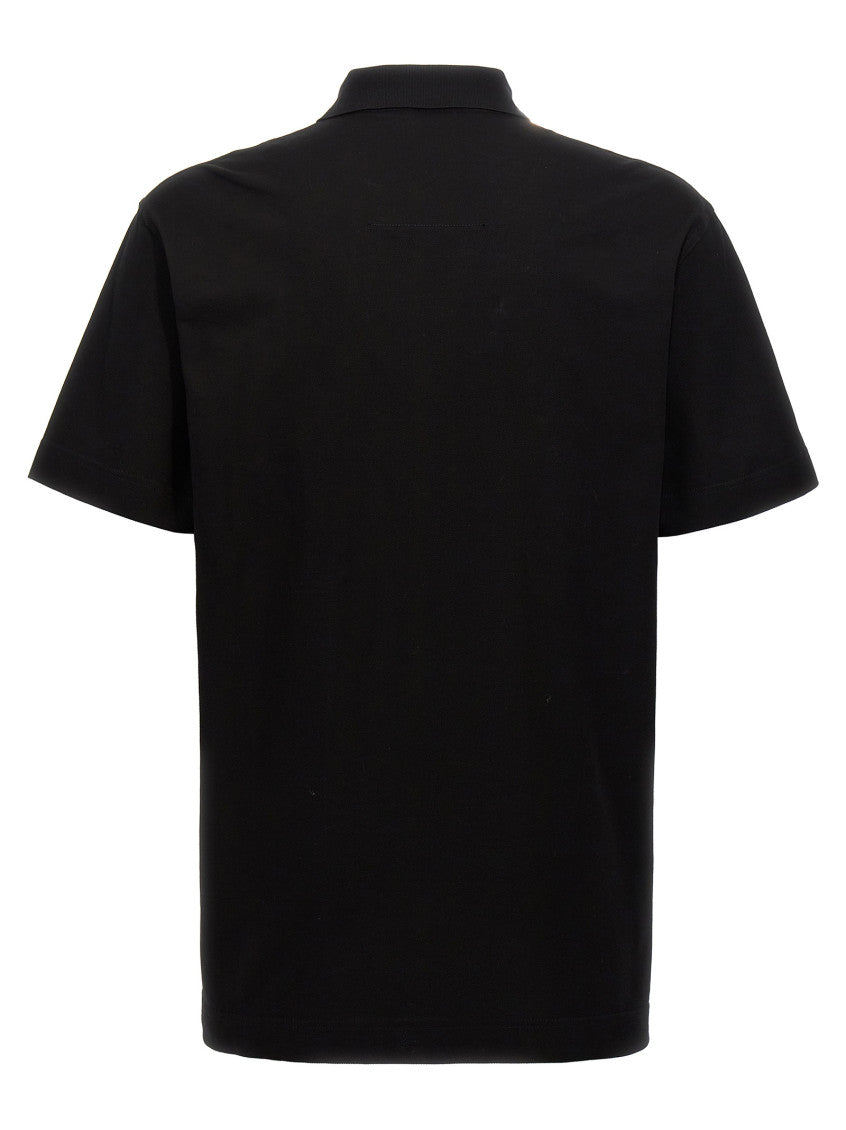 Black Embroidered Logo Polo 2