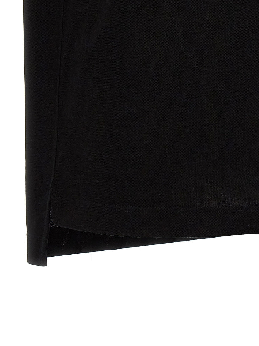 Black Embroidered Logo Polo 4