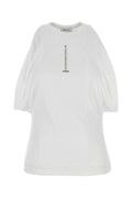 White Cut And Sew Cotton Top 1
