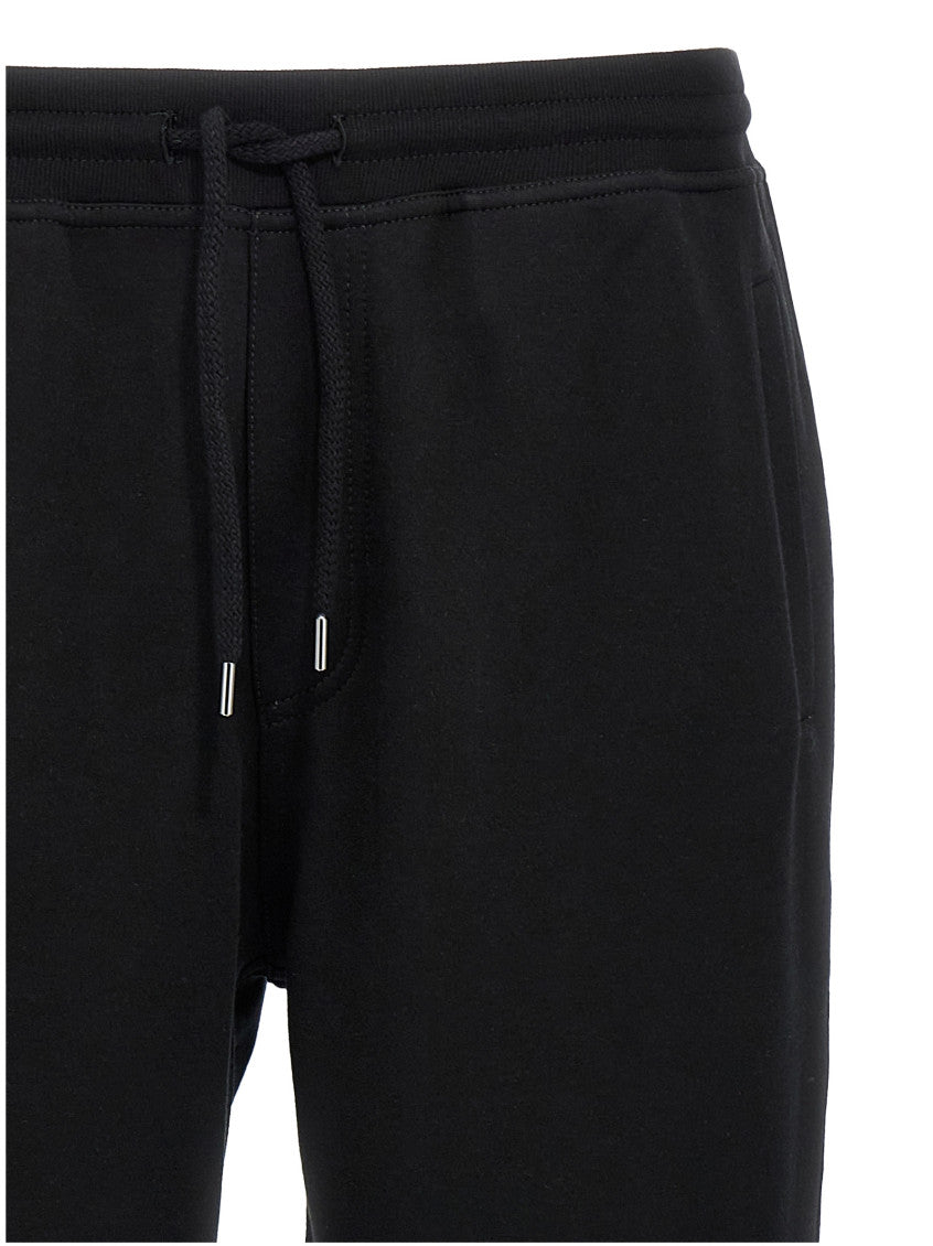Black Cotton blend sweatpants 3