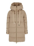 Beige Oversize Padded Jacket 1