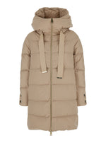 Beige Oversize Padded Jacket 1