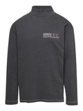 Black Grey Printed Logo Pullover 1