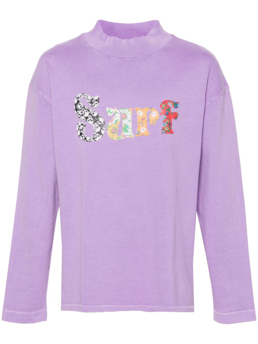 Purple Lilac Crewneck Pullover 1