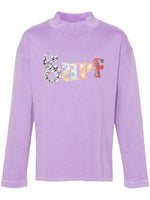 Purple Lilac Crewneck Pullover 1
