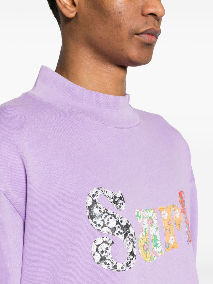 Purple Lilac Crewneck Pullover 4