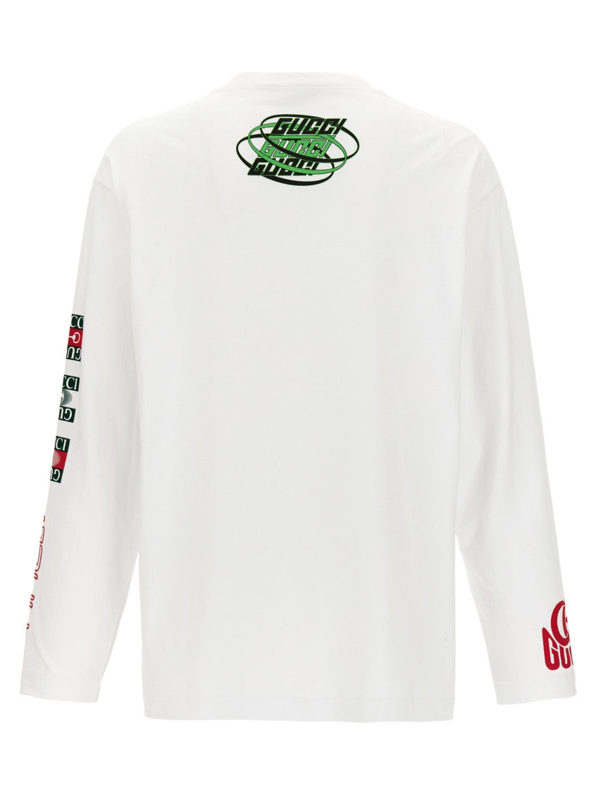 White T-shirt with print 2