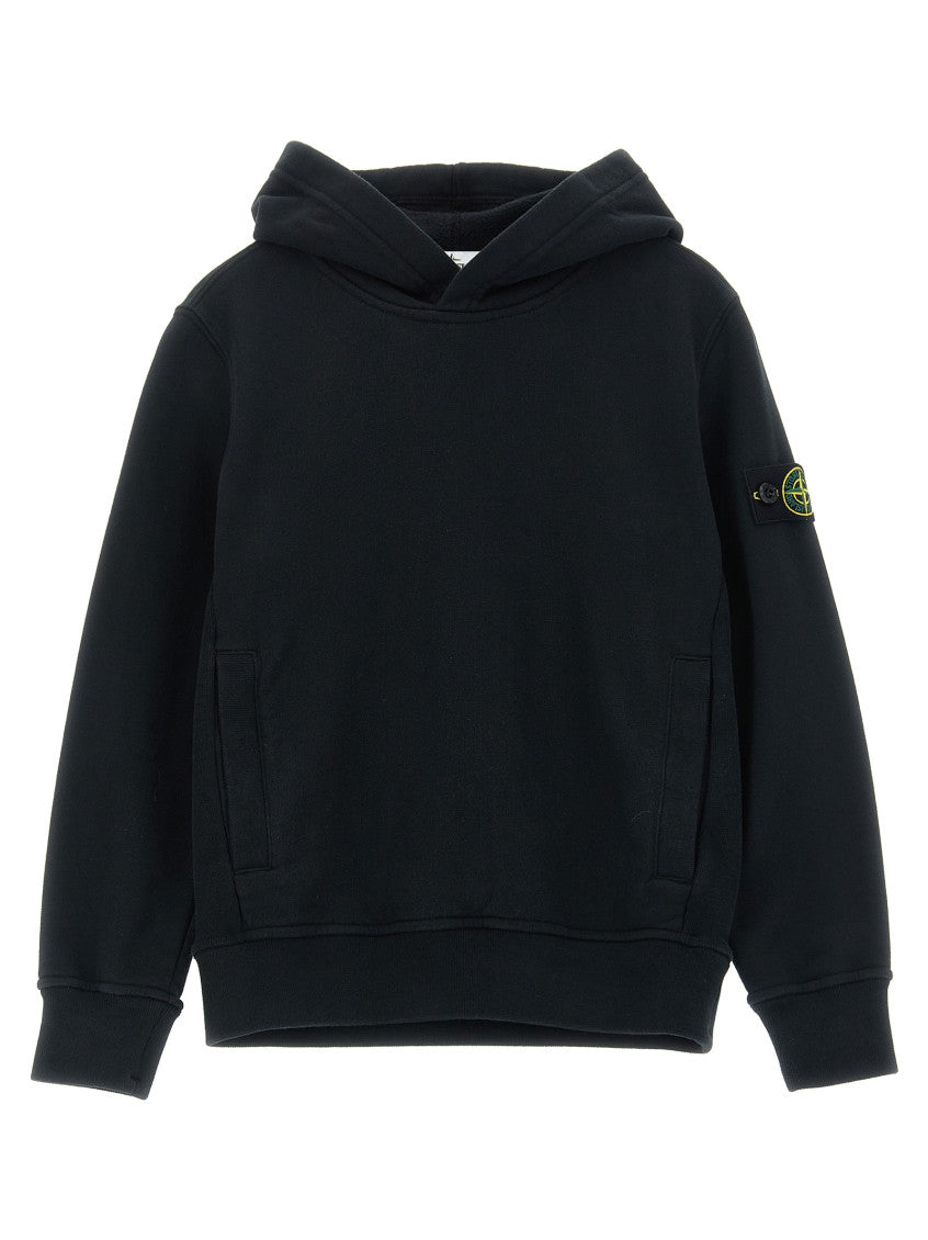 Boys Black Logo Hoodie 1