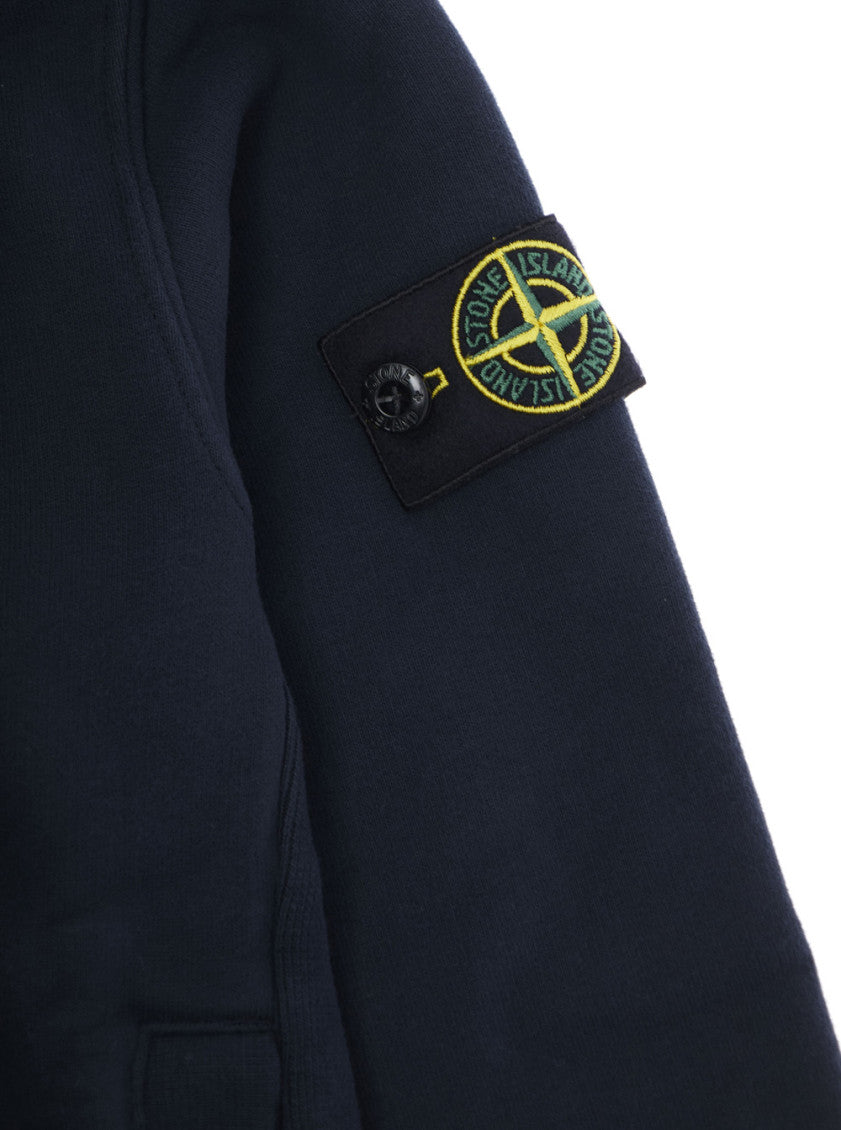 Boys Blue Logo Hoodie 3