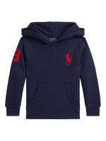 Boys Blue Logo Hoodie 1