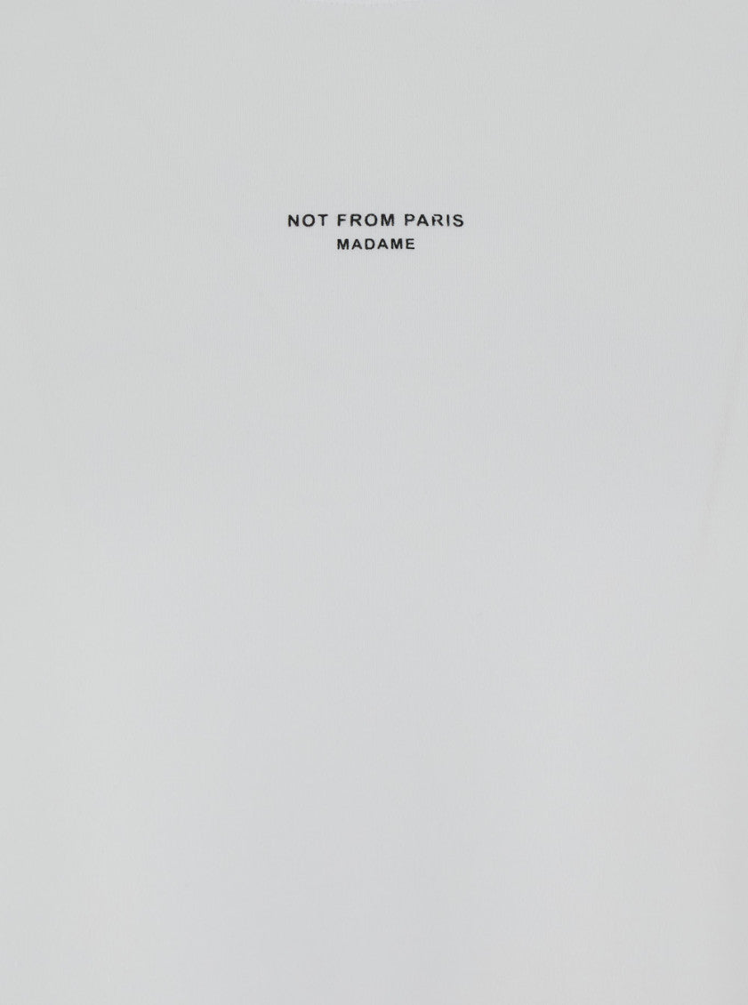 White Crew Neck T-Shirt 3