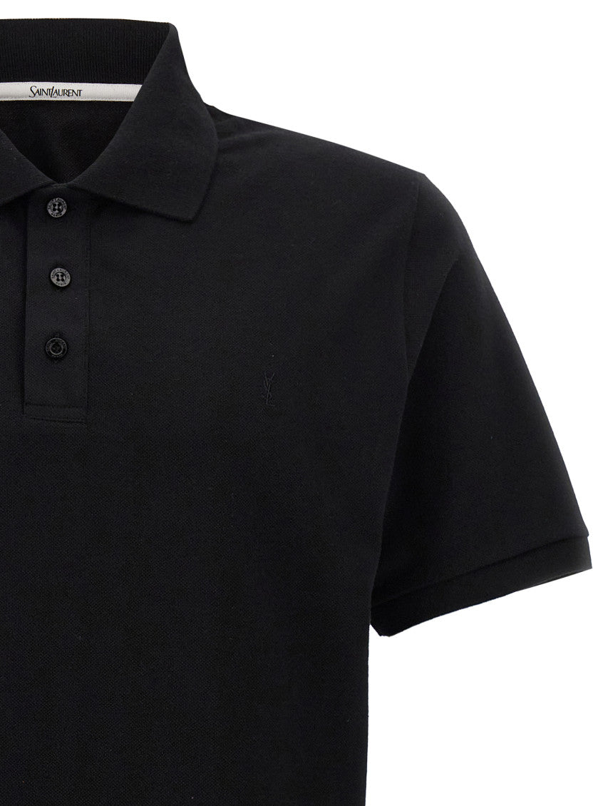 Black Cotton Polo 3