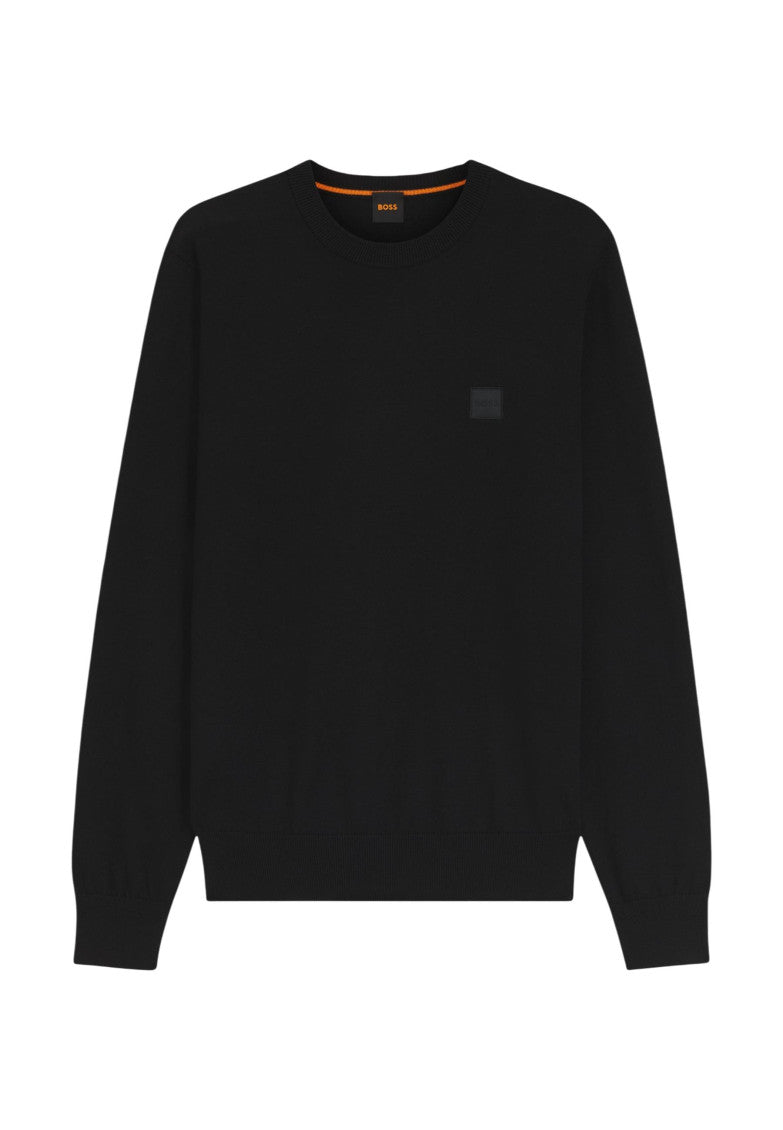 Black Crew Neck Sweater 1