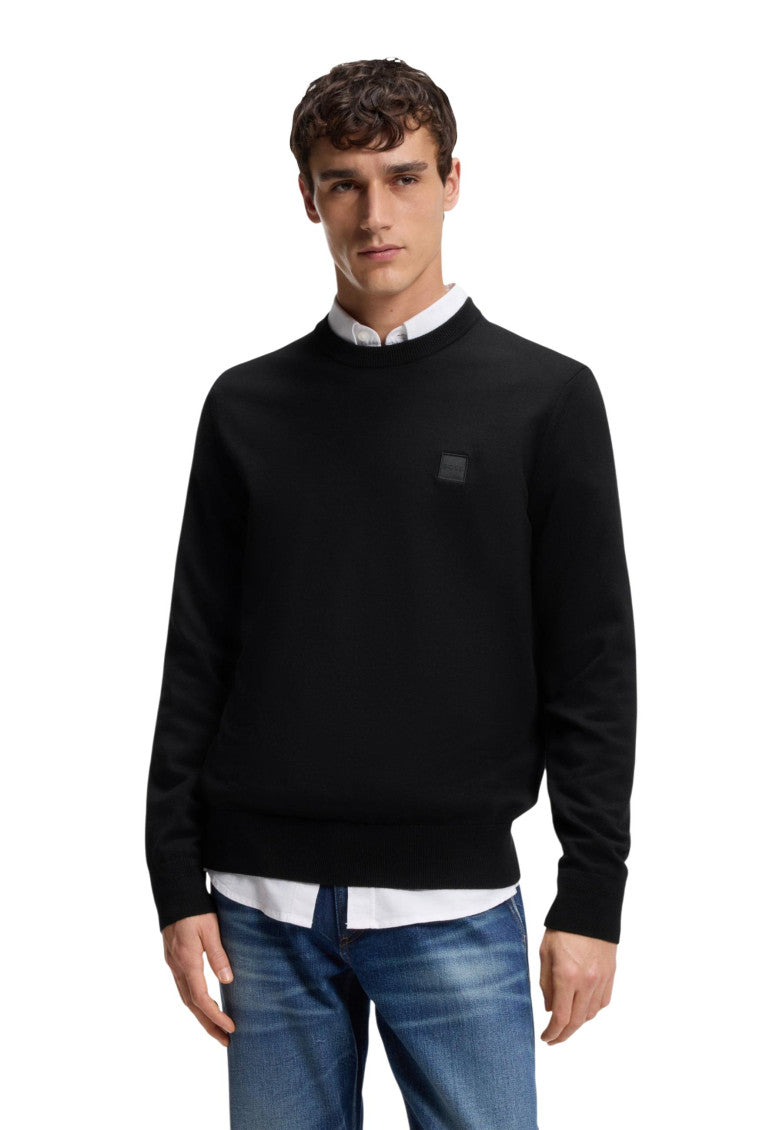 Black Crew Neck Sweater 2