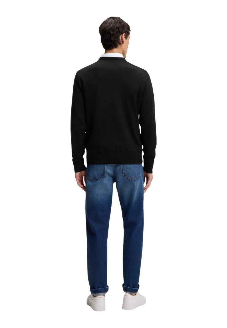 Black Crew Neck Sweater 3