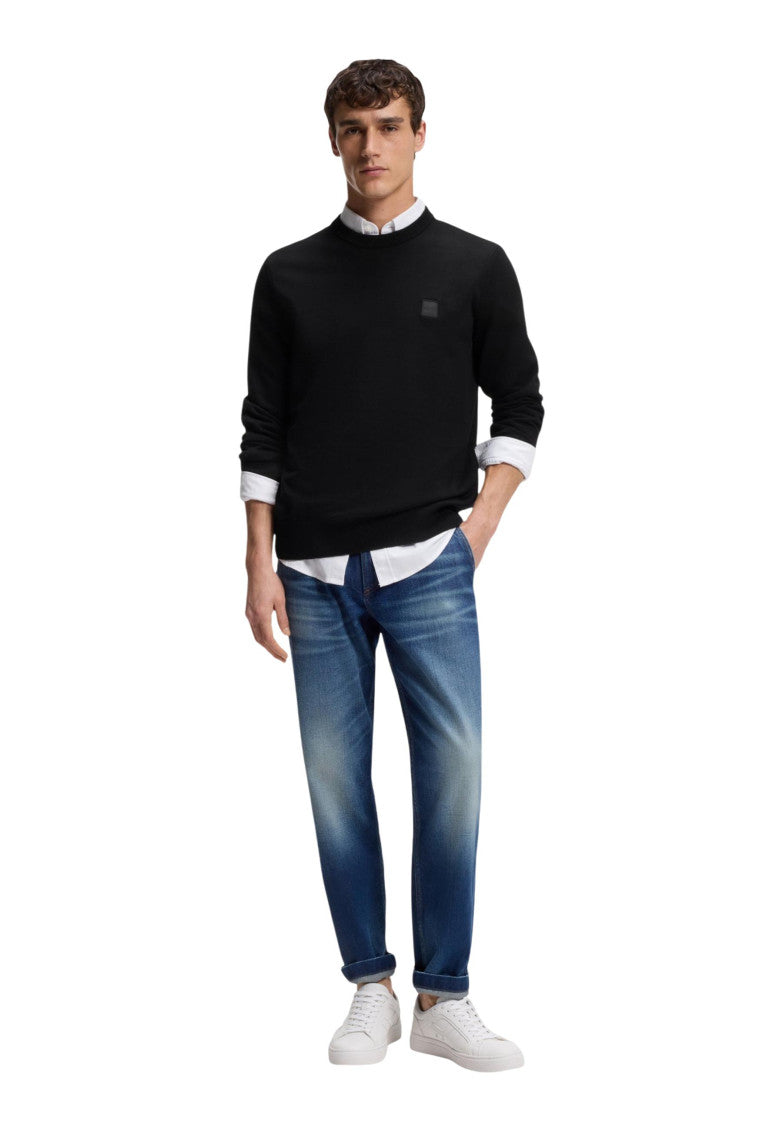 Black Crew Neck Sweater 4