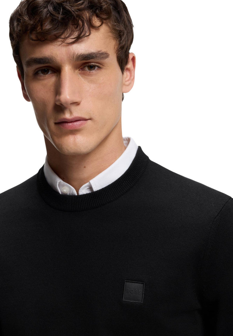 Black Crew Neck Sweater 5