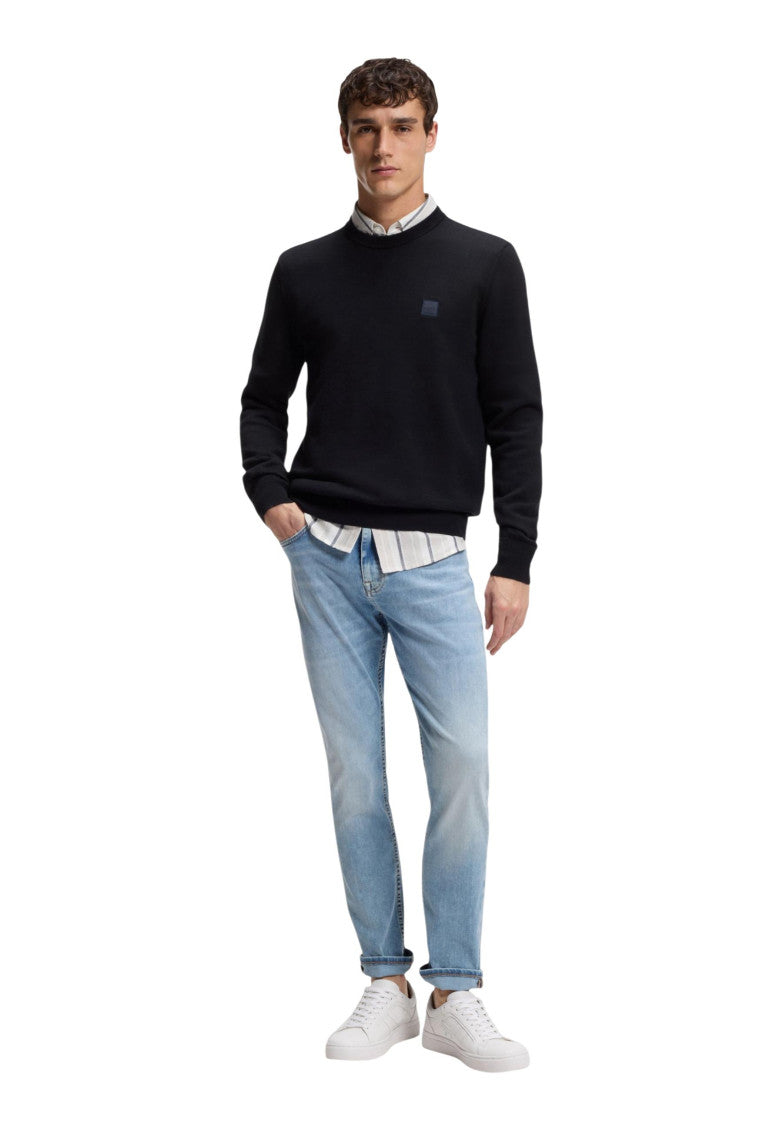 Dark Blue Logo Sweater 4