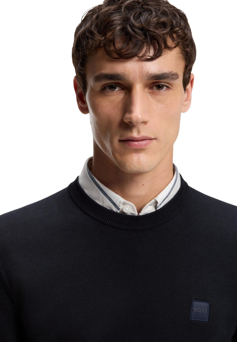 Dark Blue Logo Sweater 5