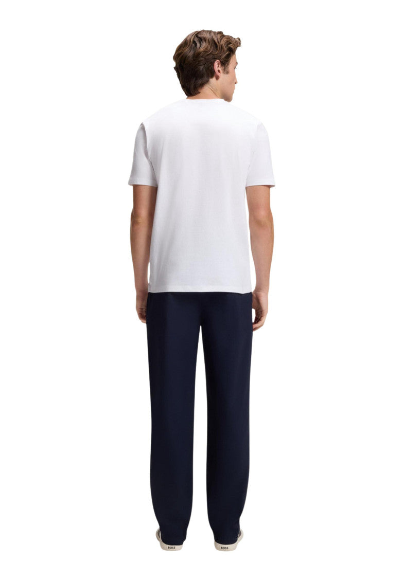 White Crew Neck T-Shirt 3