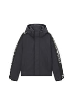 Black Logo Hood Jacket 1