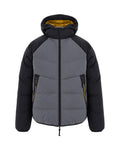 Grey Color Block Hood Jacket 1