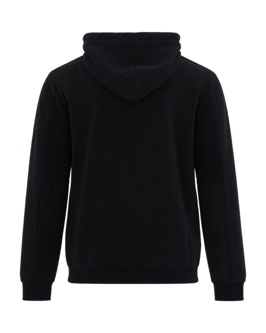 Black Logo Regular Hoodie 2