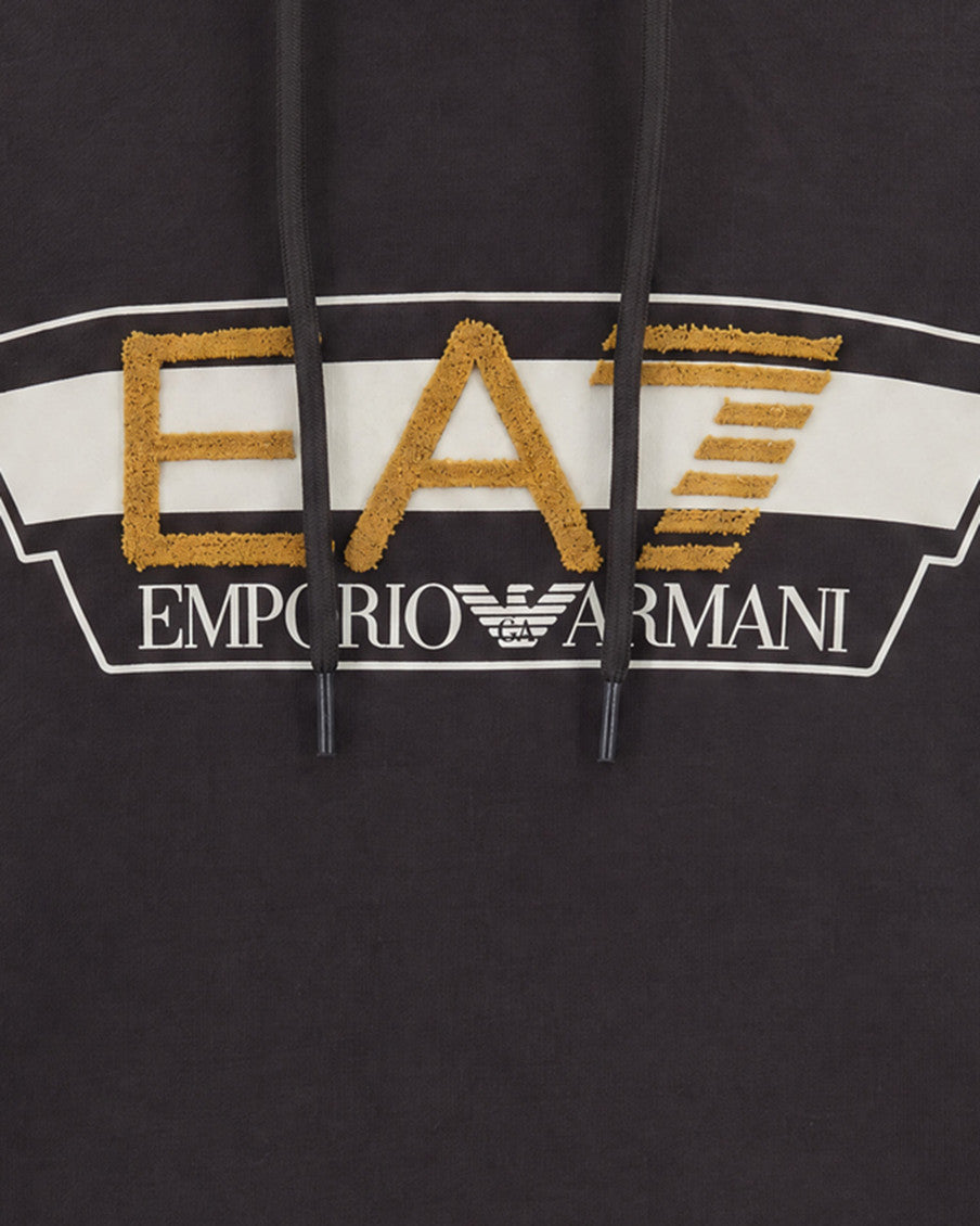 Dark Brown Logo Hoodie 3