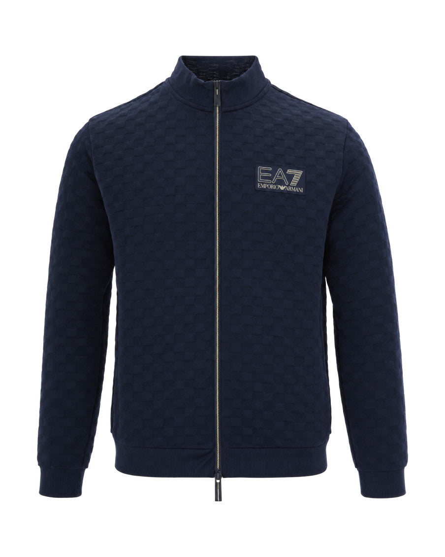 Blue Zip-Up Sweatshirt 1