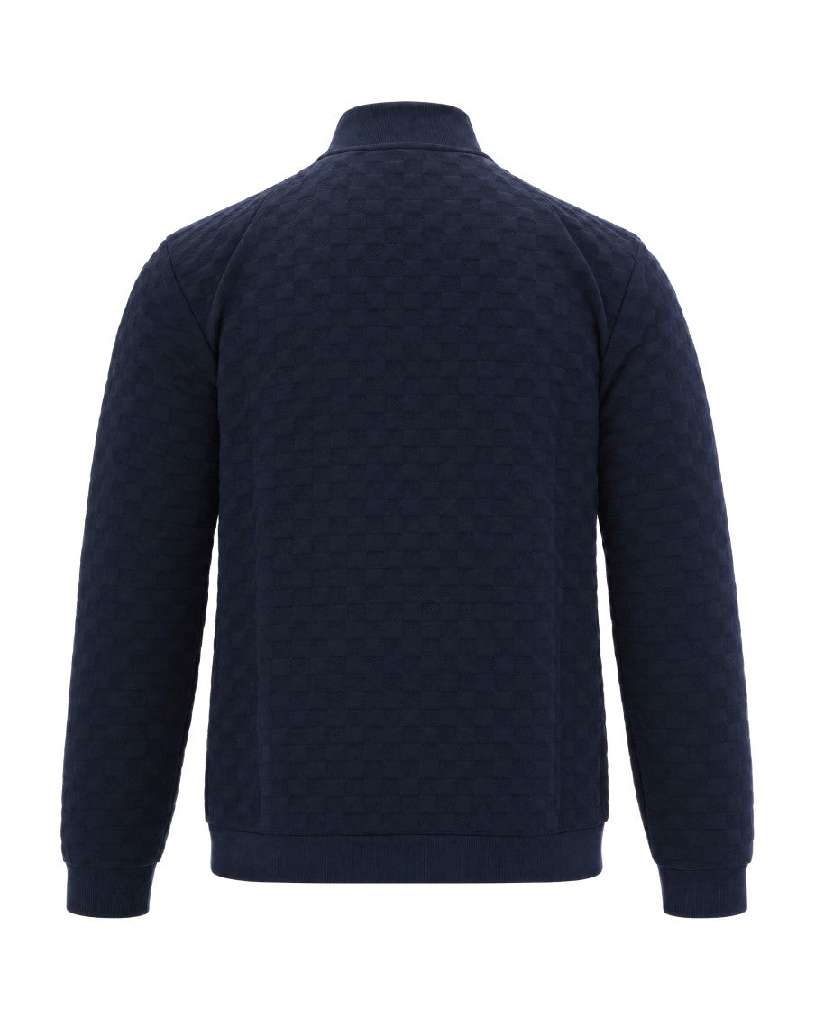 Blue Zip-Up Sweatshirt 2