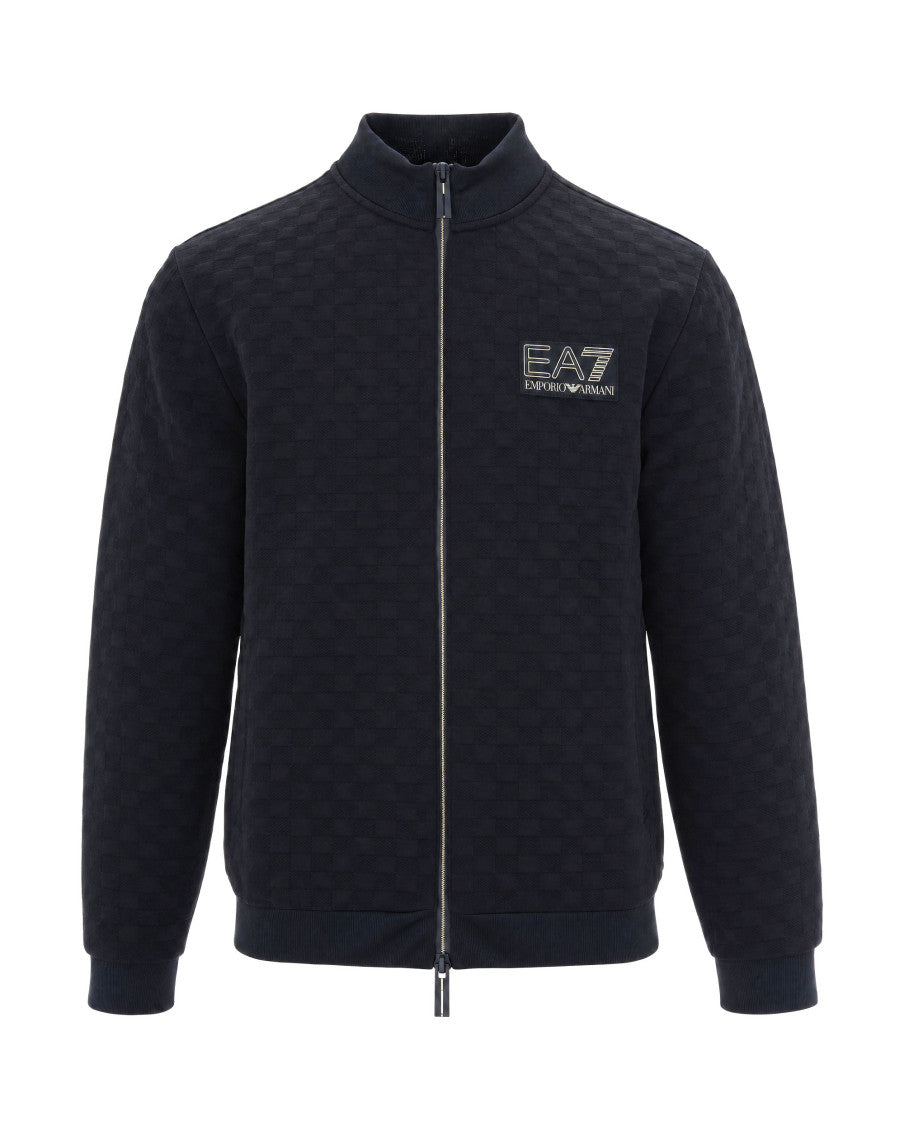 Black Zip-Up Sweatshirt 1