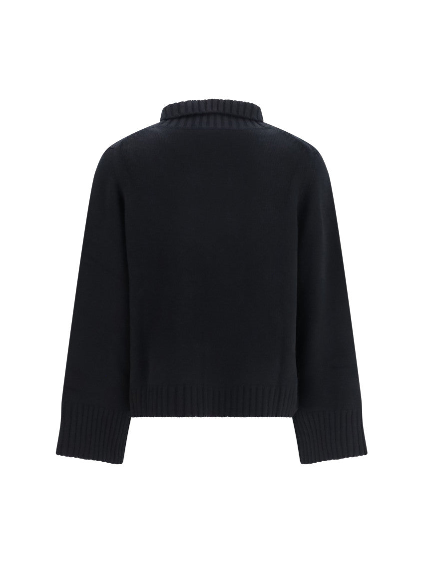 Black Turtle Neck Sweater 2