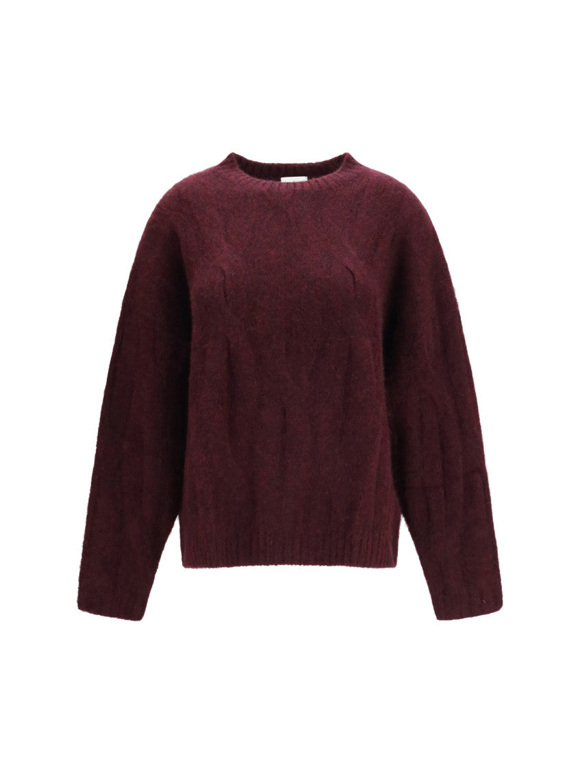 Maroon Crew Neck Sweater 1